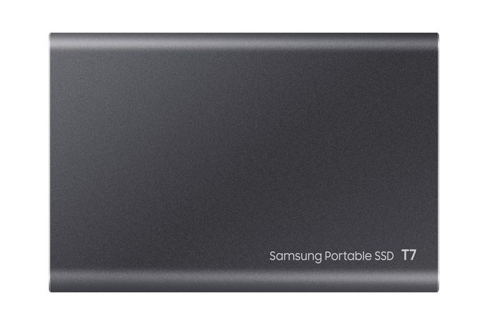 Samsung Portable SSD T7 USB 3.2 Gen 2 2TB - Lecteur SSD Externe NVMe, Vitesse jusqu'à 1050 Mo/s, Métal, Compact, Sécurité AES 256-bit, Compatible PC/Mac/Android