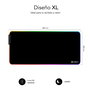 Tapis de Souris Subblim SUBMP-02RGB01 Noir Multicouleur