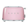 Smeg Grille-pain 2X2 50's Style Rose TSF01PKEU