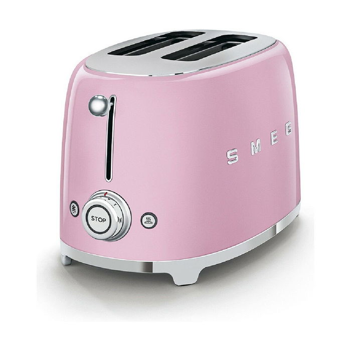 Smeg Grille-pain 2X2 50's Style Rose TSF01PKEU