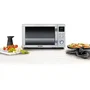 SEVERIN MW 7774 Micro-ondes combiné 3 en 1 Inox 25 L Gril Chaleur tournante