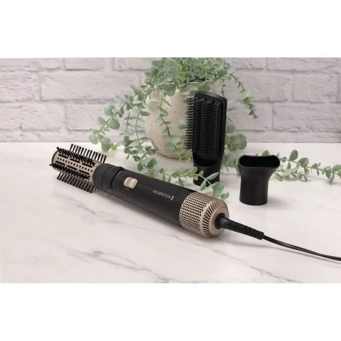 Remington Brosse Soufflante AS7580 R 1000 W Technologie Ionique - 3 Accessoires Inclus (Brosse 40 mm, Brosse Plate, Concentrateur) pour Cheveux Brillants et sans Frisottis Remington Brosse Soufflante AS7580 R 1000 W Technologie Ionique - 3 Accessoires Inclus (Brosse 40 mm, Brosse Plate, Concentrateur) pour Cheveux Brillants et sans Frisottis