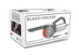 Black+Decker PV-1200-AV Aspirateur de voiture 12V cyclonique avec câble de 5m et tête pivotante, nettoyage facilité