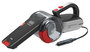 Black+Decker PV-1200-AV Aspirateur de voiture 12V cyclonique avec câble de 5m et tête pivotante, nettoyage facilité