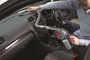 Black+Decker PV-1200-AV Aspirateur de voiture 12V cyclonique avec câble de 5m et tête pivotante, nettoyage facilité
