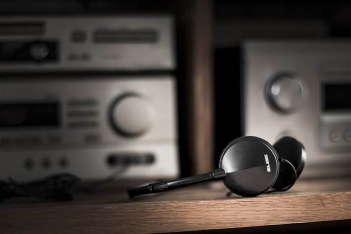 Elbe AU-889-TV Casque audio diadème pour télévision avec câble de 5 mètres et contrôle de volume indépendant