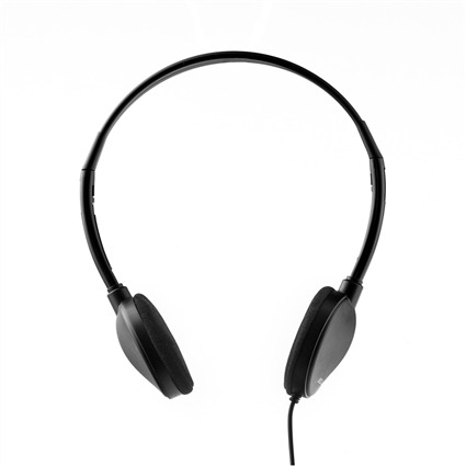 Elbe AU-889-TV Casque audio diadème pour télévision avec câble de 5 mètres et contrôle de volume indépendant