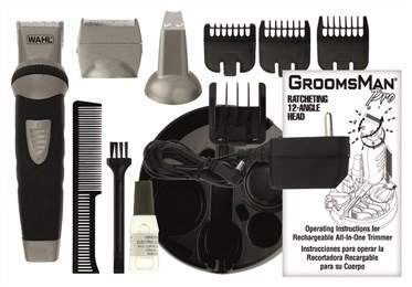 Wahl 9953-1016 Afeitadora Corporal + Barba Tondeuse Corps et Barbe Sans Fil avec Autonomie 60 Min et 12 Positions