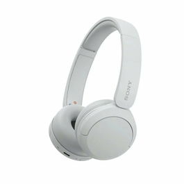 Sony WH-CH520 Casque audio sans fil Bluetooth, réduction de bruit, autonomie 50h, blanc (WHCH520W.CE7)