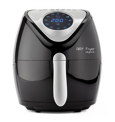 Ariete 4616/00 Friteuse à air sans huile noire - Fait frire avec 80% moins de gras grâce à la circulation d'air chaud, 7 programmes, LCD tactile Ariete 4616/00 Friteuse à air sans huile noire - Fait frire avec 80% moins de gras grâce à la circulation d'air chaud, 7 programmes, LCD tactile