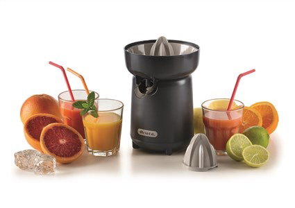 Ariete 417/00 - Exprimeur électrique Breakfast avec mouvement rotatif et système anti-gouttes, 40W, pour oranges et pamplemousses - Gris (Graphite) Ariete 417/00 - Exprimeur électrique Breakfast avec mouvement rotatif et système anti-gouttes, 40W, pour oranges et pamplemousses - Gris (Graphite)