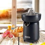 Ariete 417/00 - Exprimeur électrique Breakfast avec mouvement rotatif et système anti-gouttes, 40W, pour oranges et pamplemousses - Gris (Graphite)