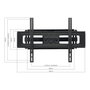 One For All WM4661 Support mural inclinable et orientable