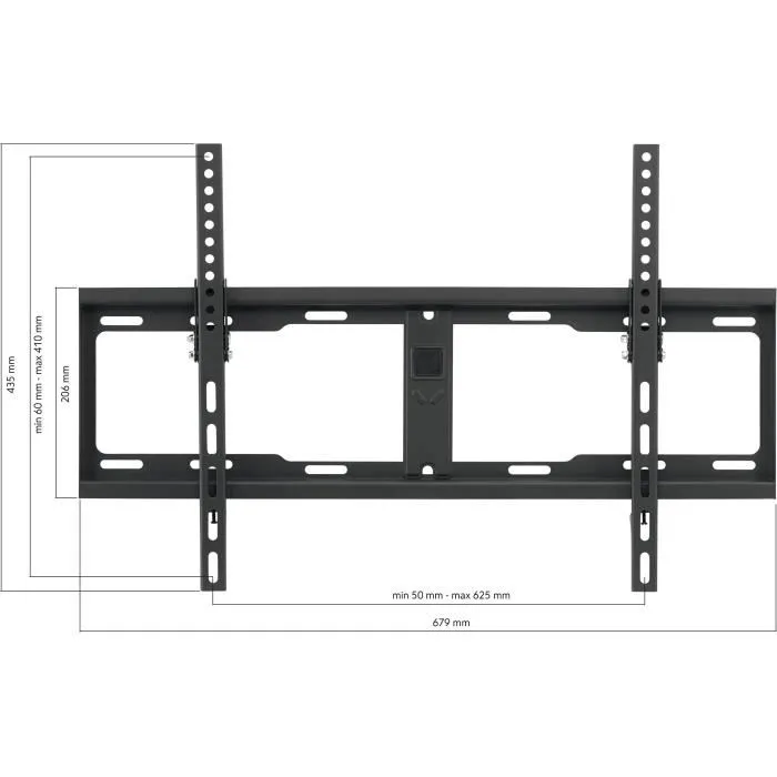One For All WM4621 Support mural TV inclinable 15° pour écrans 81 à 229 cm (32 à 90"), charge max 100 kg, normes VESA 100x100 à 600x400
