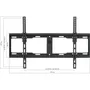 One For All WM4621 Support mural TV inclinable 15° pour écrans 81 à 229 cm (32 à 90"), charge max 100 kg, normes VESA 100x100 à 600x400