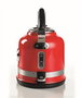 Ariete 2854/00 Bouilloire électrique Moderna 1,7 L avec base 360°, acier inox, thermostat et filtre lavable, rouge