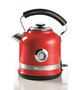 Ariete 2854/00 Bouilloire électrique Moderna 1,7 L avec base 360°, acier inox, thermostat et filtre lavable, rouge