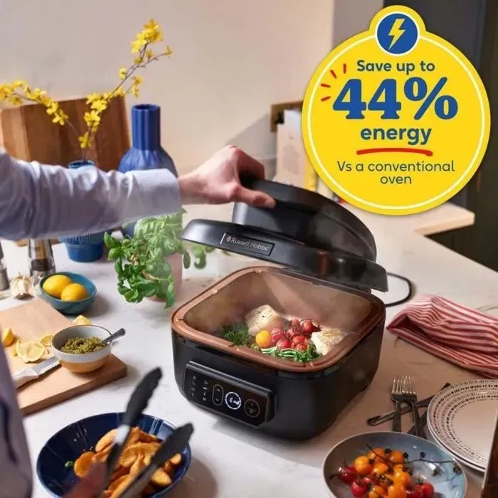 Russell Hobbs 26520-56 Friteuse sans huile Satisfry Air & Grill 5.5L - 7 programmes (frire, rôtir, cuire, mijoter, saisir, griller, maintien au chaud) - 260°C - 1745W