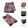 Subblim Tapis de Souris XXL 900x400mm Graffiti - Bord Cousu, Antidérapant, Résistant à l'Eau