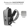 Subblim Secure V2 Ap Mochila Antivol pour Ordinateur Portable 15.6 Pouces avec Port USB, Noire et Grise