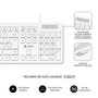 clavier et souris Subblim SUBKBC-CSSK02 Blanc Espagnol Qwerty QWERTY
