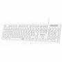 Clavier Subblim SUBKBC-0SSK51 Blanc Espagnol Qwerty