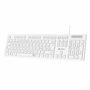 Clavier Subblim SUBKBC-0SSK51 Blanc Espagnol Qwerty
