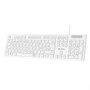 Subblim 0Ssk51 Clavier USB Filaire Complet 104 Touches Disposition Espagnole Silencieux Résistant aux Éclaboussures