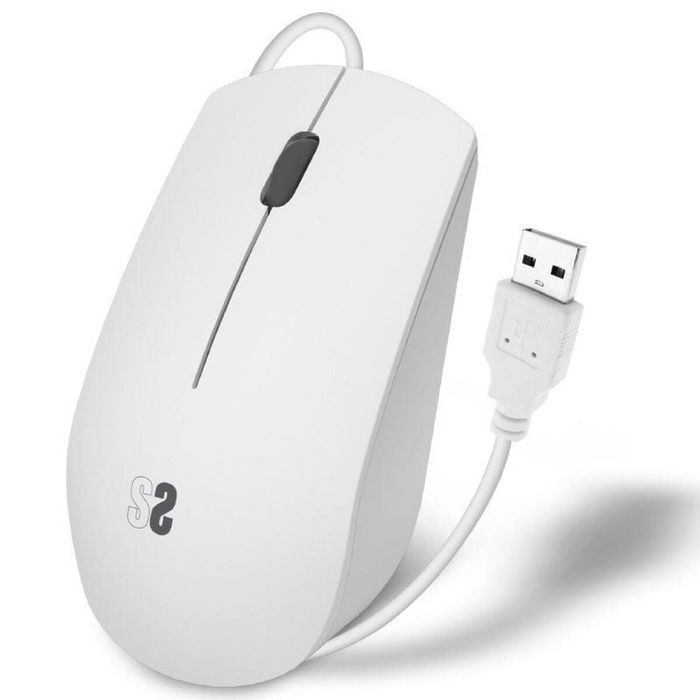 Souris Subblim SUBMO-B2BS002 Blanc 1200 DPI