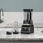 Ninja BN750EU Blender 2-en-1 avec Auto-iQ, 2,1 L, Noir/Argent