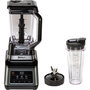 Ninja BN750EU Blender 2-en-1 avec Auto-iQ, 2,1 L, Noir/Argent