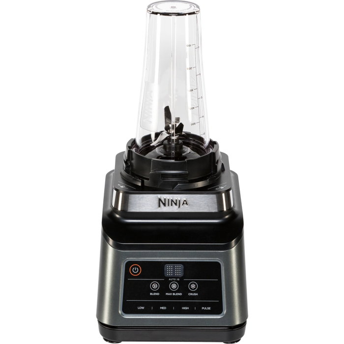 Ninja BN750EU Blender 2-en-1 avec Auto-iQ, 2,1 L, Noir/Argent