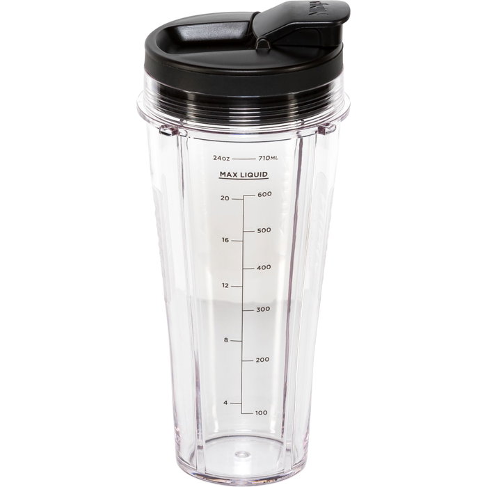Ninja BN750EU Blender 2-en-1 avec Auto-iQ, 2,1 L, Noir/Argent