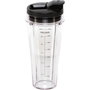 Ninja BN750EU Blender 2-en-1 avec Auto-iQ, 2,1 L, Noir/Argent
