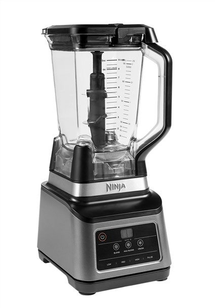 Ninja BN750EU Blender 2-en-1 avec Auto-iQ, 2,1 L, 1,2 kW, Noir/Argent Ninja BN750EU Blender 2-en-1 avec Auto-iQ, 2,1 L, 1,2 kW, Noir/Argent