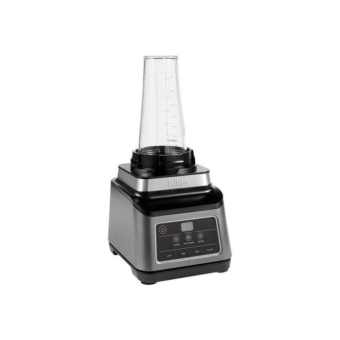Ninja BN750EU Blender 2en1 avec Auto IQ, 1.6L, 1400W, avec bol Nutri Ninja et accessoires