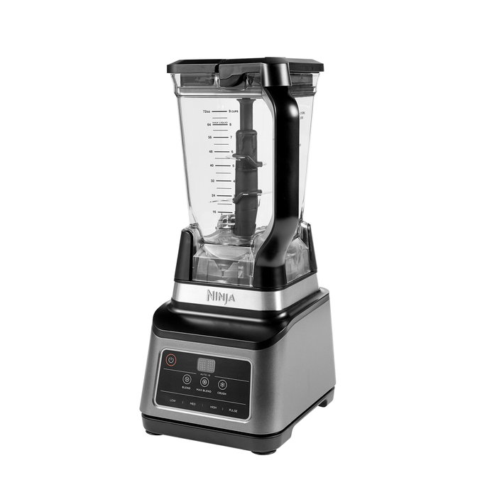Ninja BN750EU Blender 2-en-1 avec Auto-iQ, 2,1 L, Noir/Argent