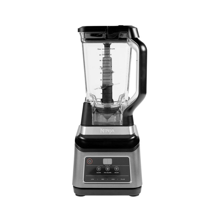 Ninja BN750EU Blender 2-en-1 avec Auto-iQ, 2,1 L, Noir/Argent