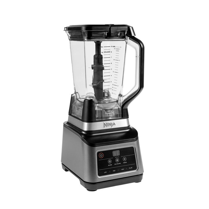 Ninja BN750EU Blender 2-en-1 avec Auto-iQ, 2,1 L, Noir/Argent