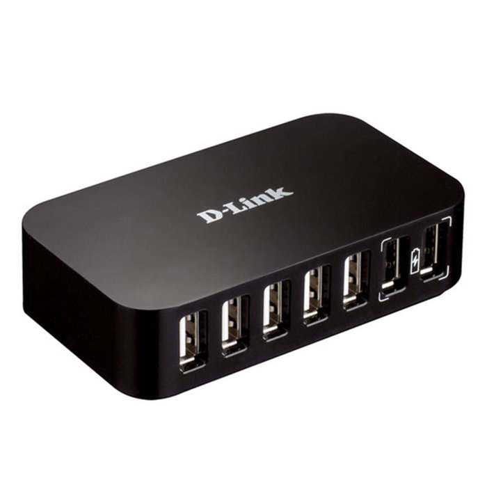 D-Link DUB-H7 Hub USB 2.0 avec 7 ports Noir