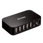 D-Link DUB-H7 Hub USB 2.0 avec 7 ports Noir