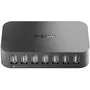 D-Link DUB-H7 - Hub USB 2.0 avec 7 ports, certifié USB-IF, pour PC et iMac, câble et alimentation inclus