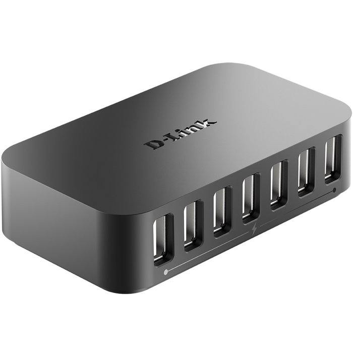 D-Link DUB-H7 Hub USB 2.0 7 Ports Concentrateur avec Charge Rapide