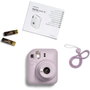 Fujifilm Instax Mini 12 16806133 Appareil Photo Instantané avec Flash Intégré, Bleu Pastel