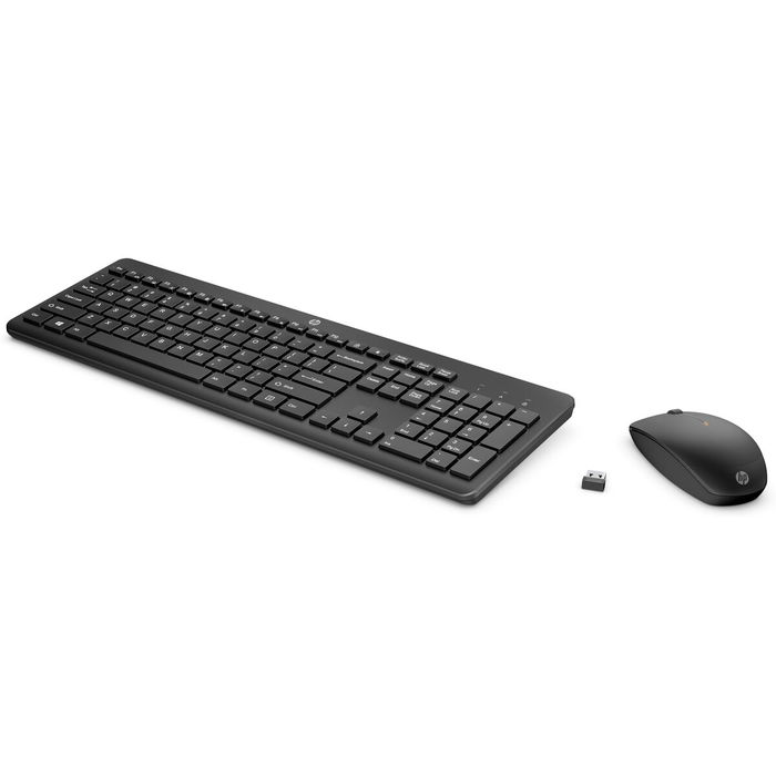 clavier et souris HP 18H24AA#ABE Noir QWERTY Qwerty US clavier et souris HP 18H24AA#ABE Noir QWERTY Qwerty US