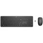 clavier et souris HP 18H24AA#ABE Noir QWERTY Qwerty US