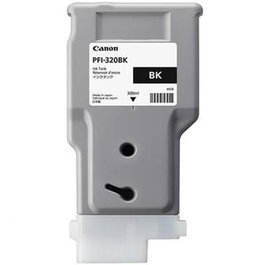 Canon PFI-320 - Cartouche d'encre originale noire PFI320 BK, 300 ml - Réf. 2890C001