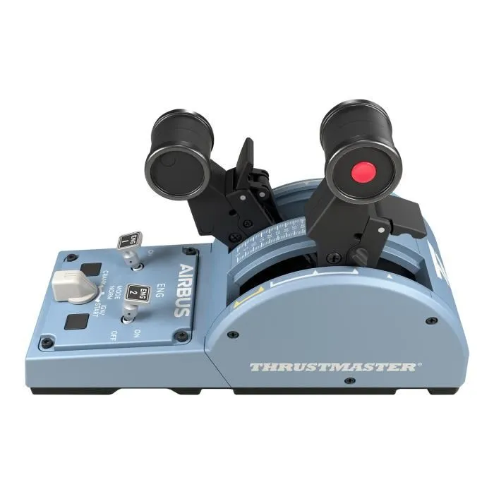 Thrustmaster TCA Quadrant Airbus Edition - 2960840 - Manette de simulation - Bleu Thrustmaster TCA Quadrant Airbus Edition - 2960840 - Manette de simulation - Bleu
