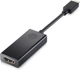 HP Adaptateur HDMI 2.0 vers USB-C - 2PC54AA#ABB - Noir