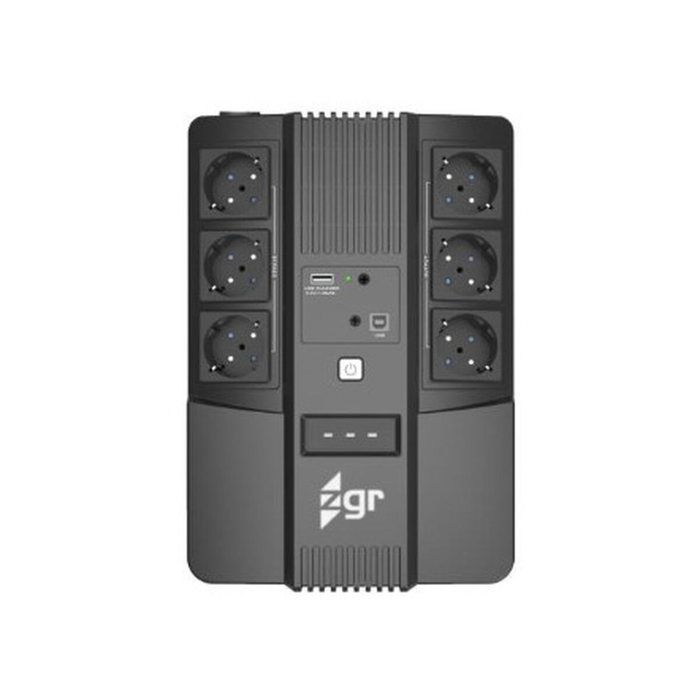 Zigor 310350 Système d'Alimentation Sans Interruption Interactif 600 VA Zigor 310350 Système d'Alimentation Sans Interruption Interactif 600 VA
